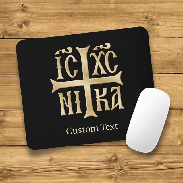 Mousepad Jesus Cristo Conquista Emblem (Criador carregado)