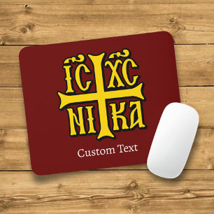 Mousepad Jesus Cristo Conquista Emblem