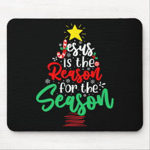 Mousepad Jesus Cristo É A Razão Da Árvore De Natal Do Natal