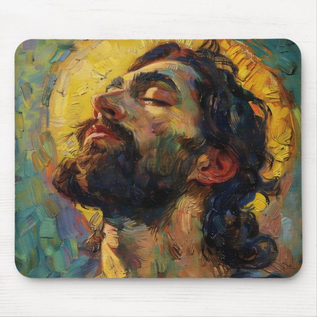 Mousepad Jesus Cristo Neo-Impressionismo (Frente)
