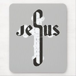Mousepad Jesus Cross