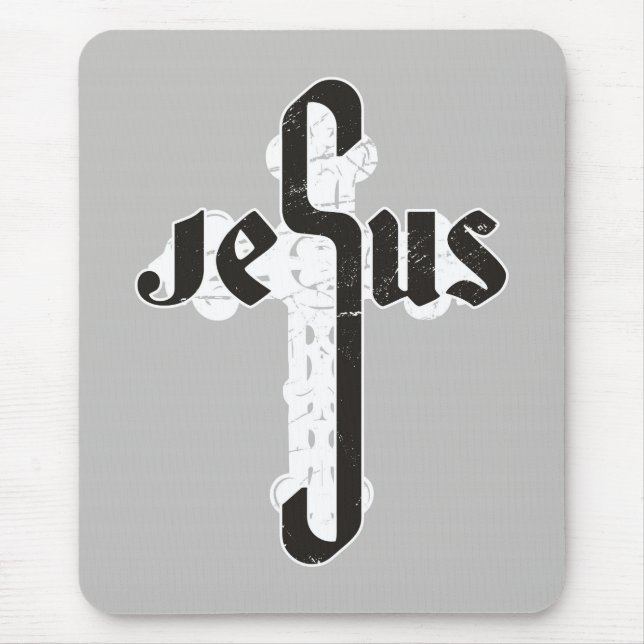 Mousepad Jesus Cross (Frente)