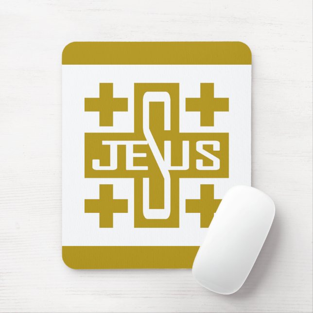 Mousepad Jesus' Cross (Com mouse)