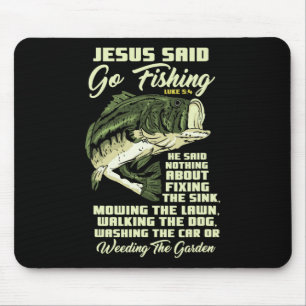 Mousepad Jesus Disse Vá Pescar História da Pesca Bíblica B