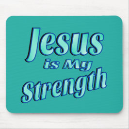 Mousepad Jesus é a minha vírgula forte