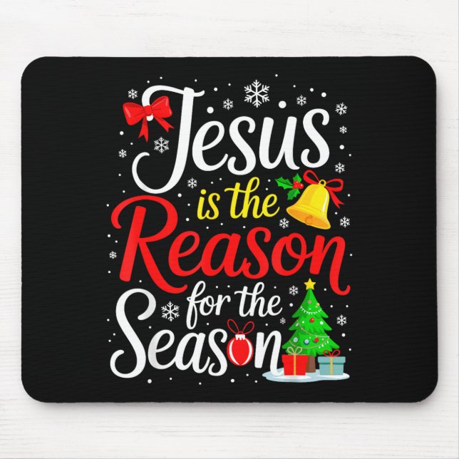 Mousepad Jesus É a Razão da Temporada (Frente)
