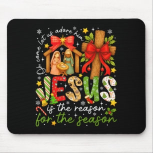 Mousepad Jesus É A Razão Da Temporada Cristã Cristã