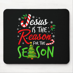 Mousepad Jesus É a Razão da Temporada Fé Cristã