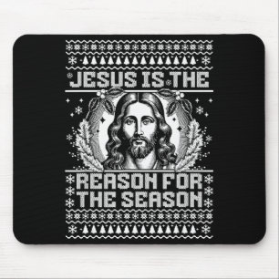 Mousepad Jesus É A Razão Da Temporada - Feio Christma