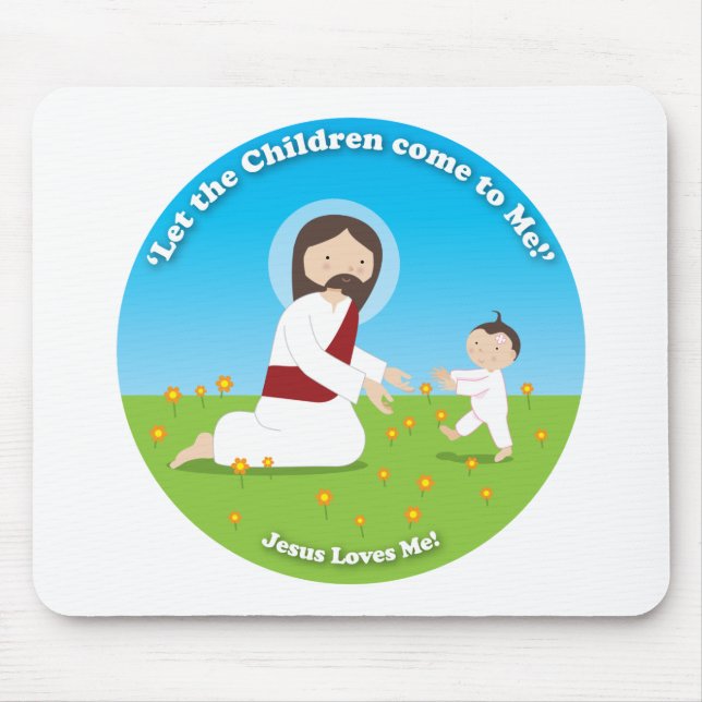 Mousepad Jesus e Criança (Frente)
