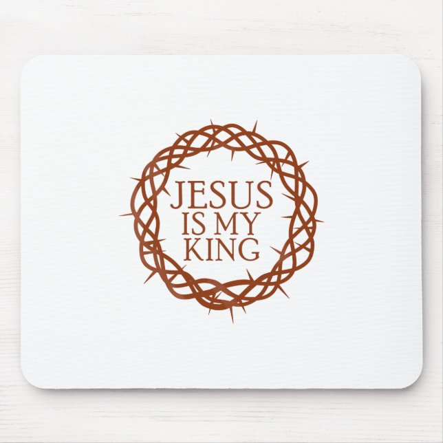 Mousepad Jesus é meu rei (Frente)