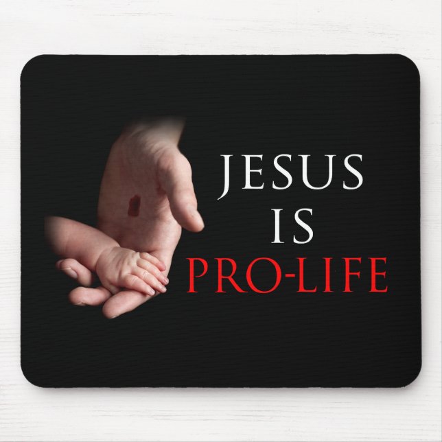 Mousepad Jesus é Pro-Vida (Frente)