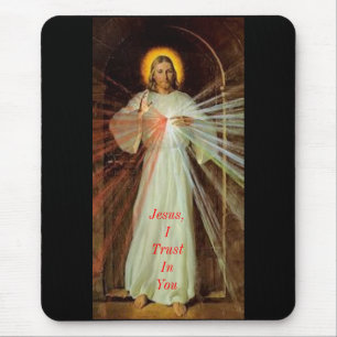 Mousepad Jesus, eu confio em você