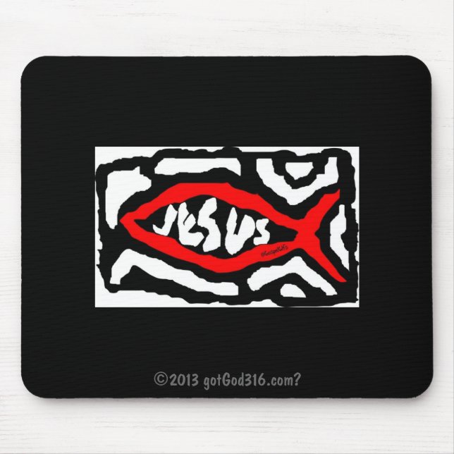 Mousepad Jesus gotGod316.com? (Frente)