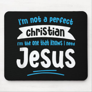 Mousepad Jesus Homens Mulheres Brincadeiras Bíblias Cristãs