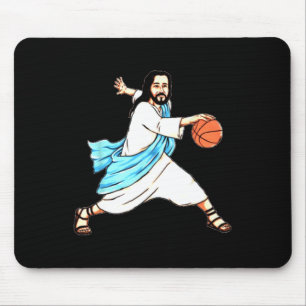 Mousepad Jesus joga basquete no Natal