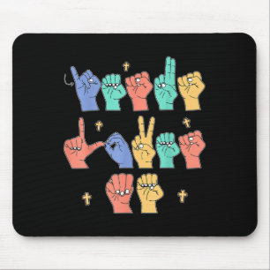 Mousepad Jesus Me Ama Como Criança Cristã Jesus Você Sin