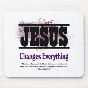Mousepad Jesus muda tudo
