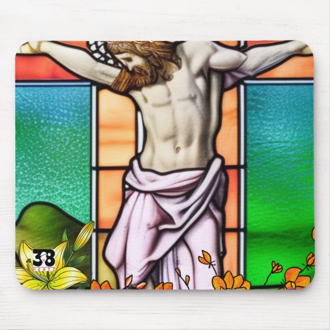 Mousepad Jesus na Cruz (Frente)