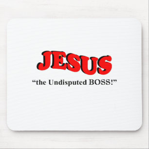 Mousepad JESUS, o Chefe Indiscutível