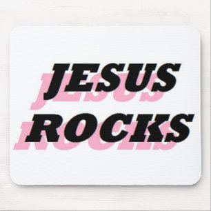 MOUSEPAD JESUS ROCKS