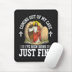 Mousepad Jesus Saindo Da Minha Caverna