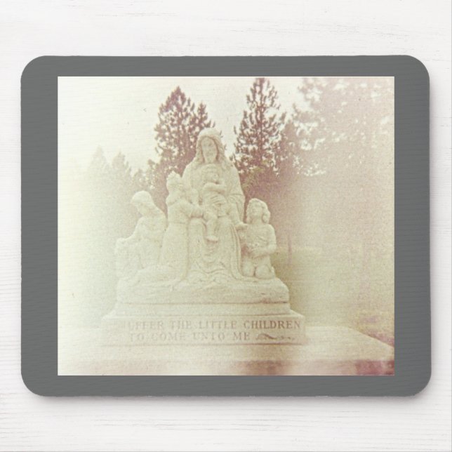 Mousepad Jesus salva as crianças (Frente)