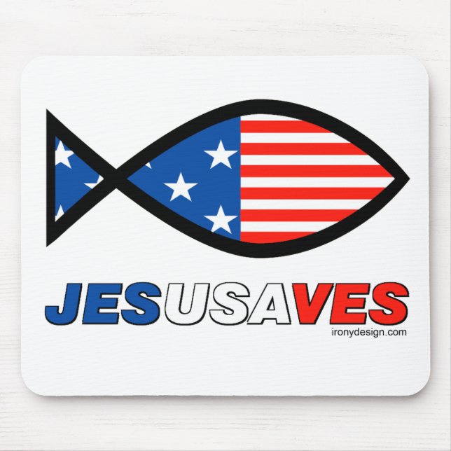 Mousepad Jesus salvar (Frente)