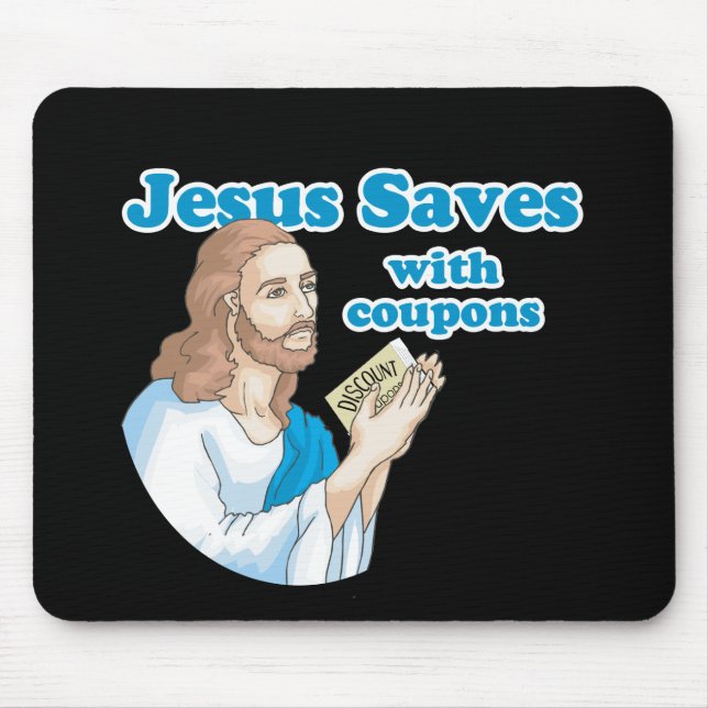 MOUSEPAD JESUS SALVAR COM VALES (Frente)