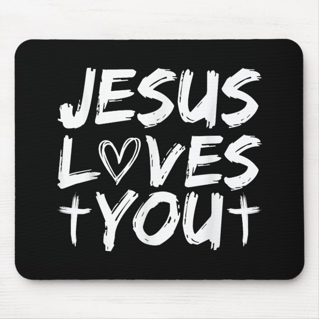 Mousepad Jesus te ama (Frente)