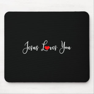 Mousepad Jesus Te Ama Engraçado Cristo Religioso Cristão