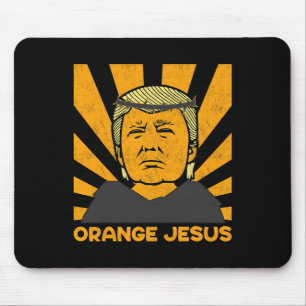 Mousepad Jesus Trump Torna o Excelente Americano Trump 2024
