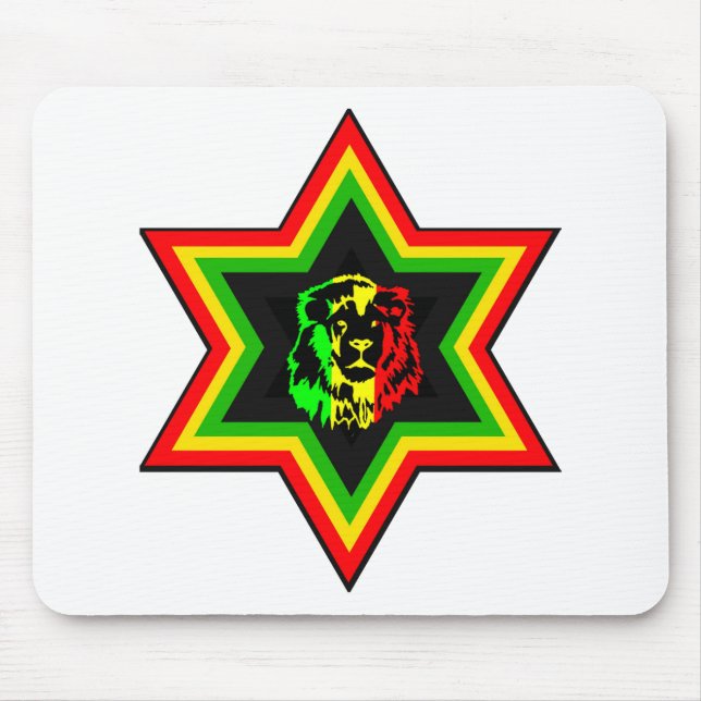 Mousepad Jewish Rasta (Frente)