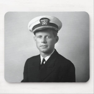 Mousepad JFK que veste seu uniforme do marinho