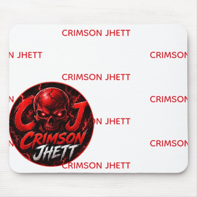 mousepad Jhett Carmesim (Frente)