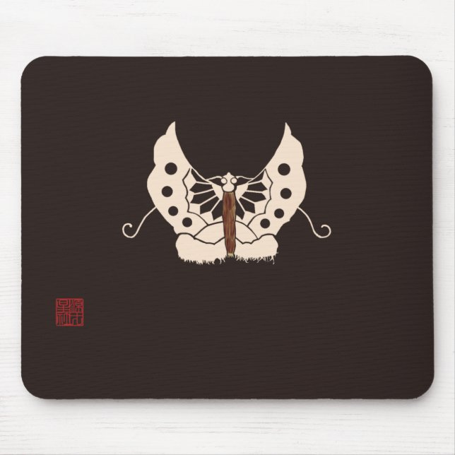 Mousepad Jinbaori-Kurotorigeagehachoumoyou (Frente)