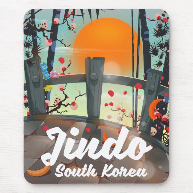 Mousepad Jindo Coreia do Sul (Frente)