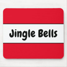 JINGLE BELLS Brilhante Vermelho Cor-de-rosa