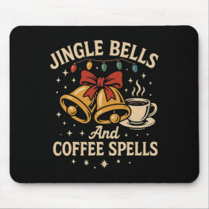 Mousepad Jingle Bells Café Tarado Engraçado Manhã De Natal