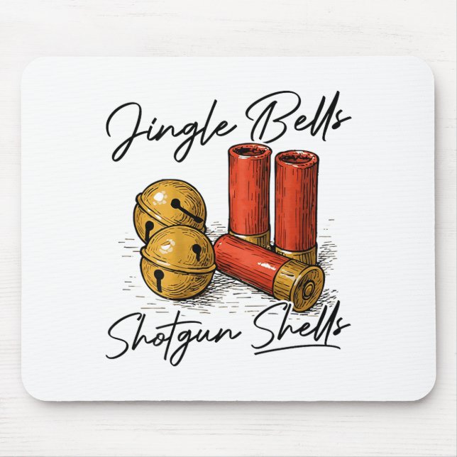 Mousepad Jingle Bells Shotgun Shells (on Back)  (Frente)