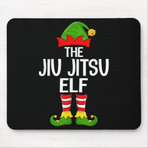 Mousepad Jiu Jitsu Elf Xmas Matando a Família Elf Squad Chr