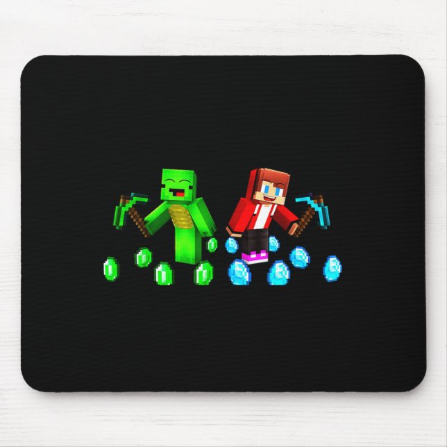 Mousepad Jj And Mikey Happy Birthday  (Frente)