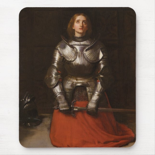 Mousepad Joana d'Arc (por John Everett Millais) (Frente)