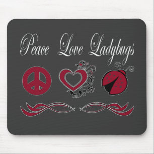 Mousepad Joaninhas do amor da paz