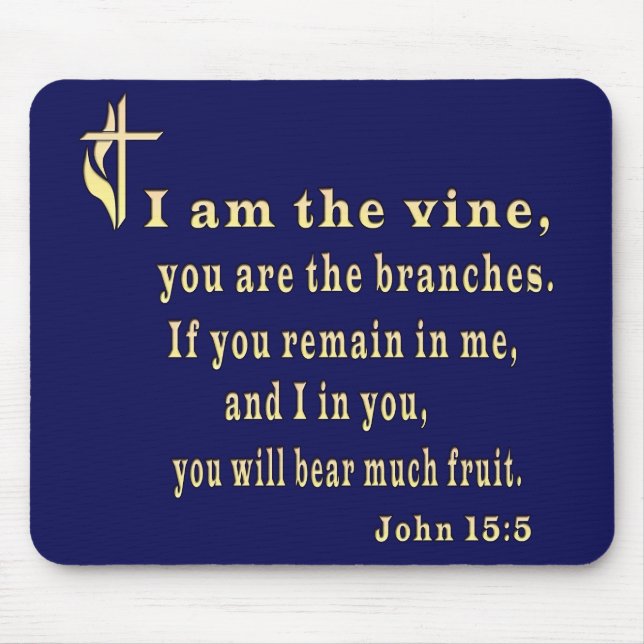 Mousepad João 15:5  (Frente)