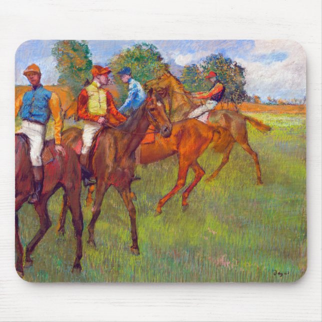 Mousepad Jockeys e Race Horses, Edgar Degas (Frente)