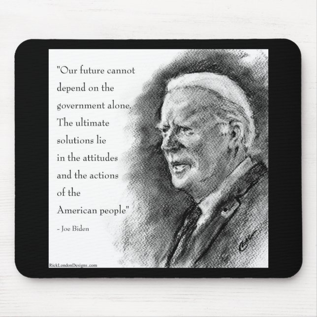 Mousepad Joe Biden & Citação (Frente)