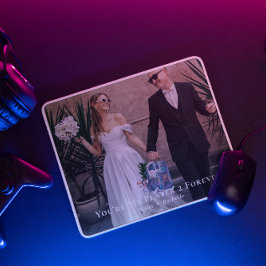 Mousepad Jogador 2 para sempre | Mug de Fotografia de Casal