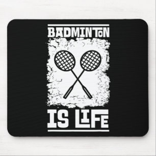 Mousepad Jogador Badminton - Badminton do Shuttle Racket