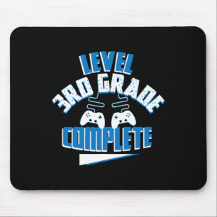 Mousepad Jogador completo do último dia do nível escolar 3º